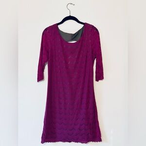 Free People lace shimmery tunic dress